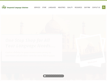 Tablet Screenshot of integratedlanguages.com